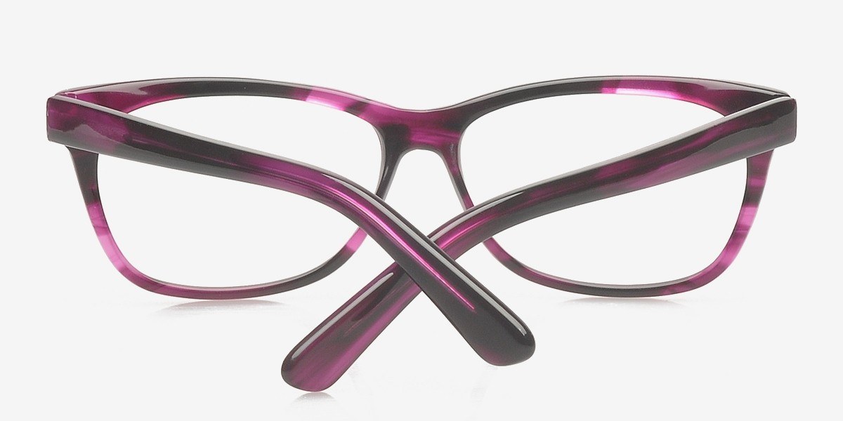 Aden | Purple | Women Acetate Eyeglasses | EyeBuyDirect