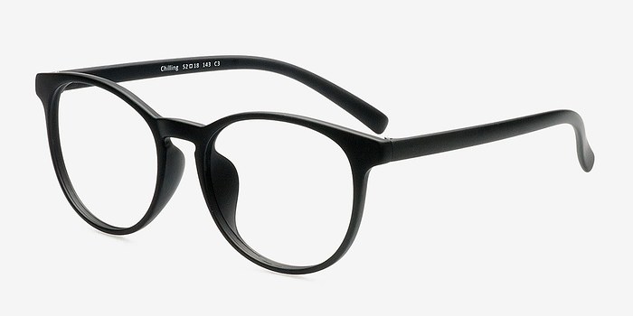 EyeBuyDirect Chilling Black Plastic Eyeglasses