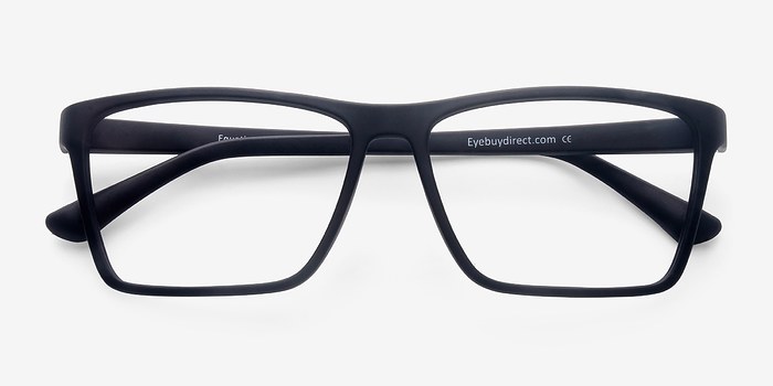 Equation | Matte Black Plastic Eyeglasses | EyeBuyDirect