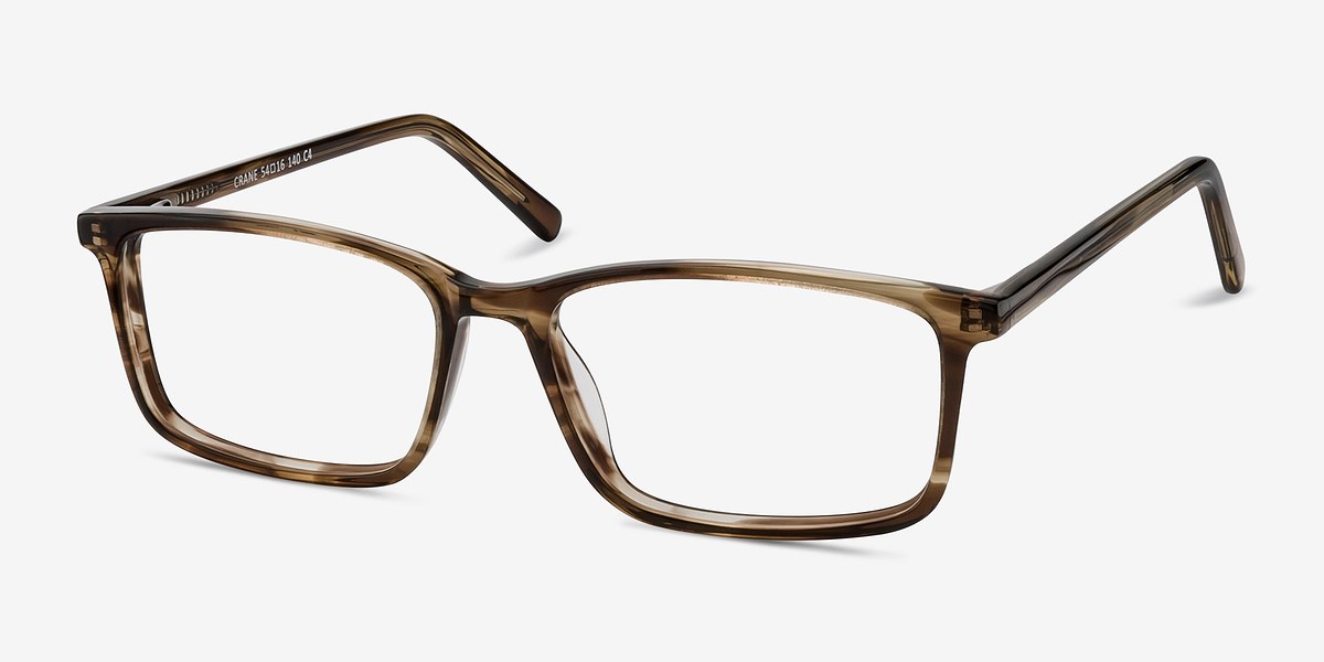 Crane Brown Acetate Eyeglasses Eyebuydirect