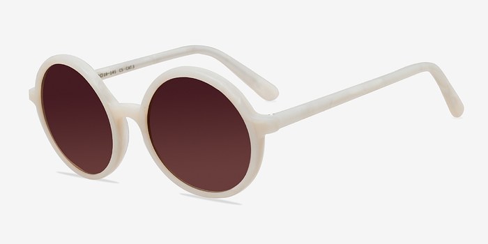 Alena | White | Women Acetate Sunglasses | EyeBuyDirect