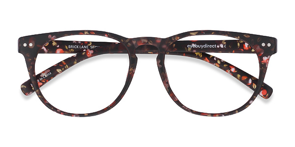 Brick Lane Matte Floral Women Plastic Eyeglasses Eyebuydirect 