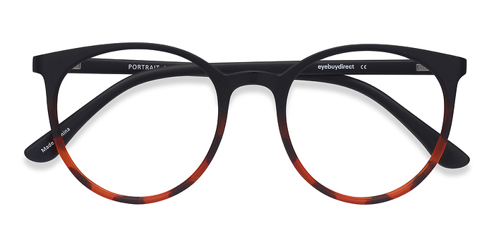 Portrait | Black Tortoise Plastic Eyeglasses | EyeBuyDirect