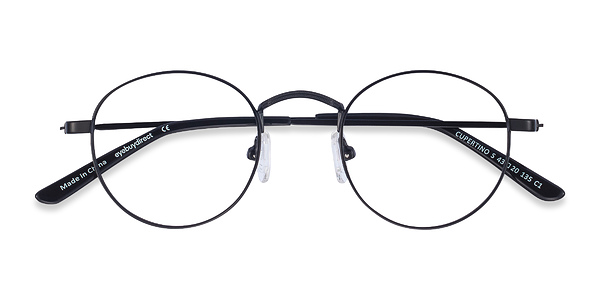 Cupertino | Black Metal Eyeglasses | EyeBuyDirect
