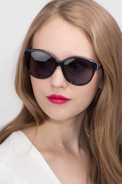 Stella | Dark Gray | Women Acetate Sunglasses | EyeBuyDirect